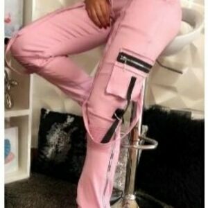 Pink Cargo Pants